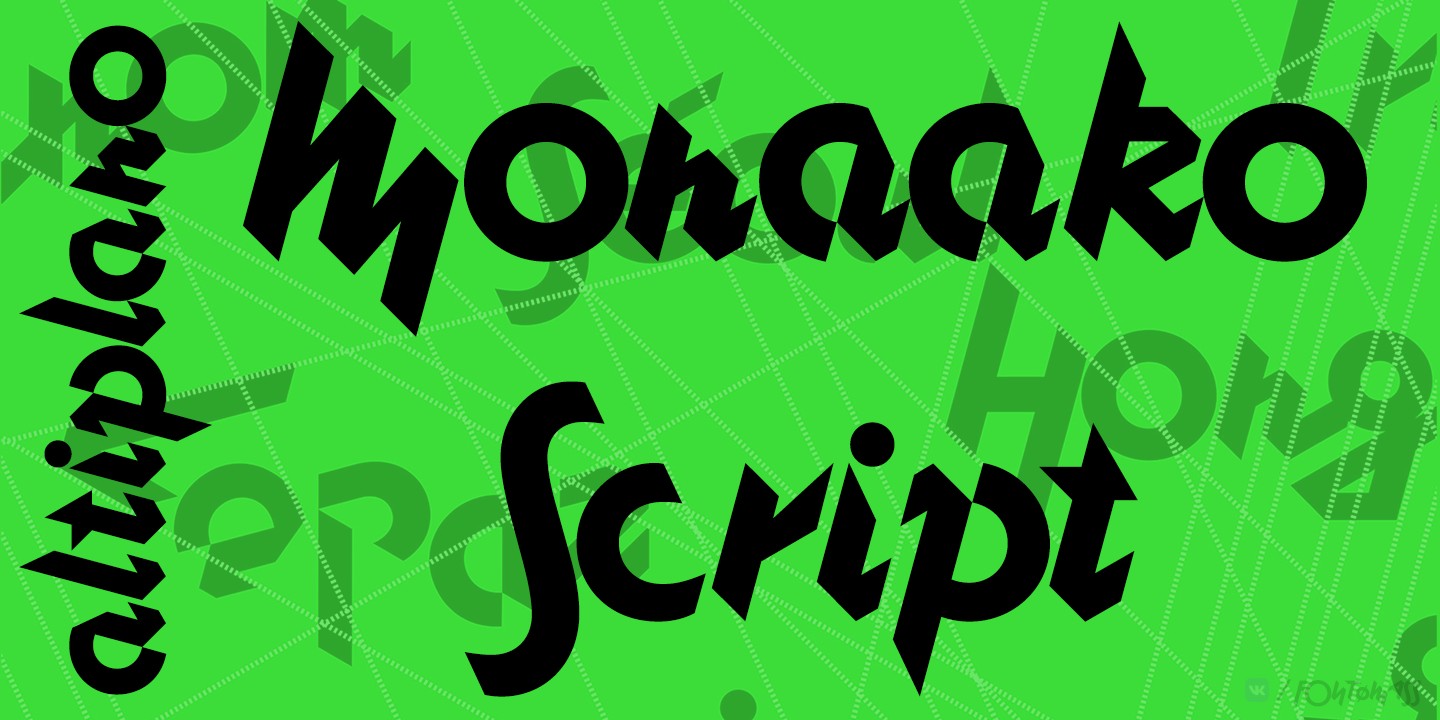 Monaako Script Font